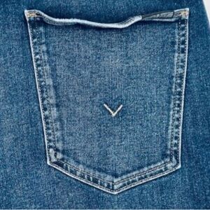 Hudson Ace Jeans Men’s 36 X 33  Dark Blue Skinny Mid Rise Stretch Denim